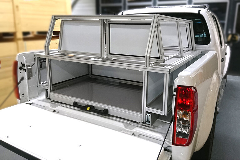 Fahrzeugausbau für Pickup