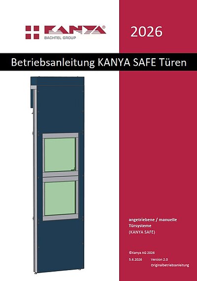 Betriebsanleitung SAFE Türen