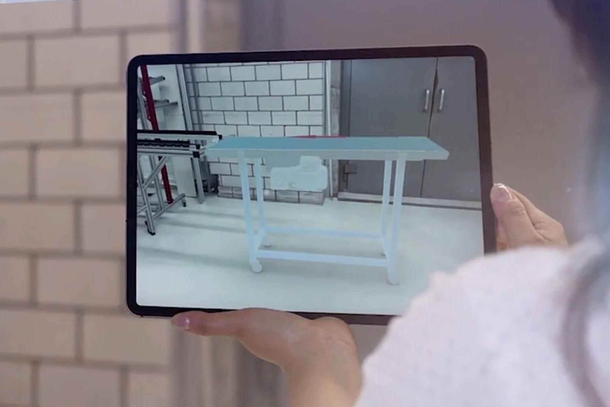 Förderband Augmented Reality Ansicht
