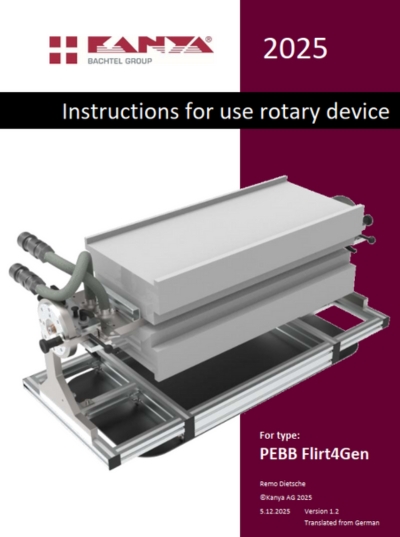 Instructions for use Rotary device