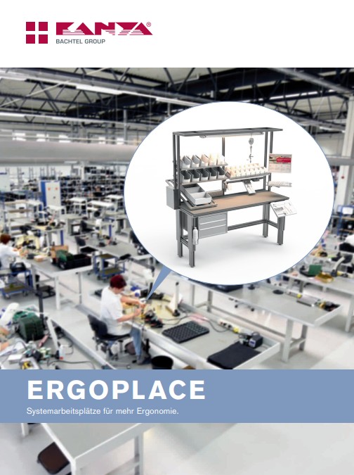Kanya AG - Ergoplace Prospekt Industriearbeitsplätze