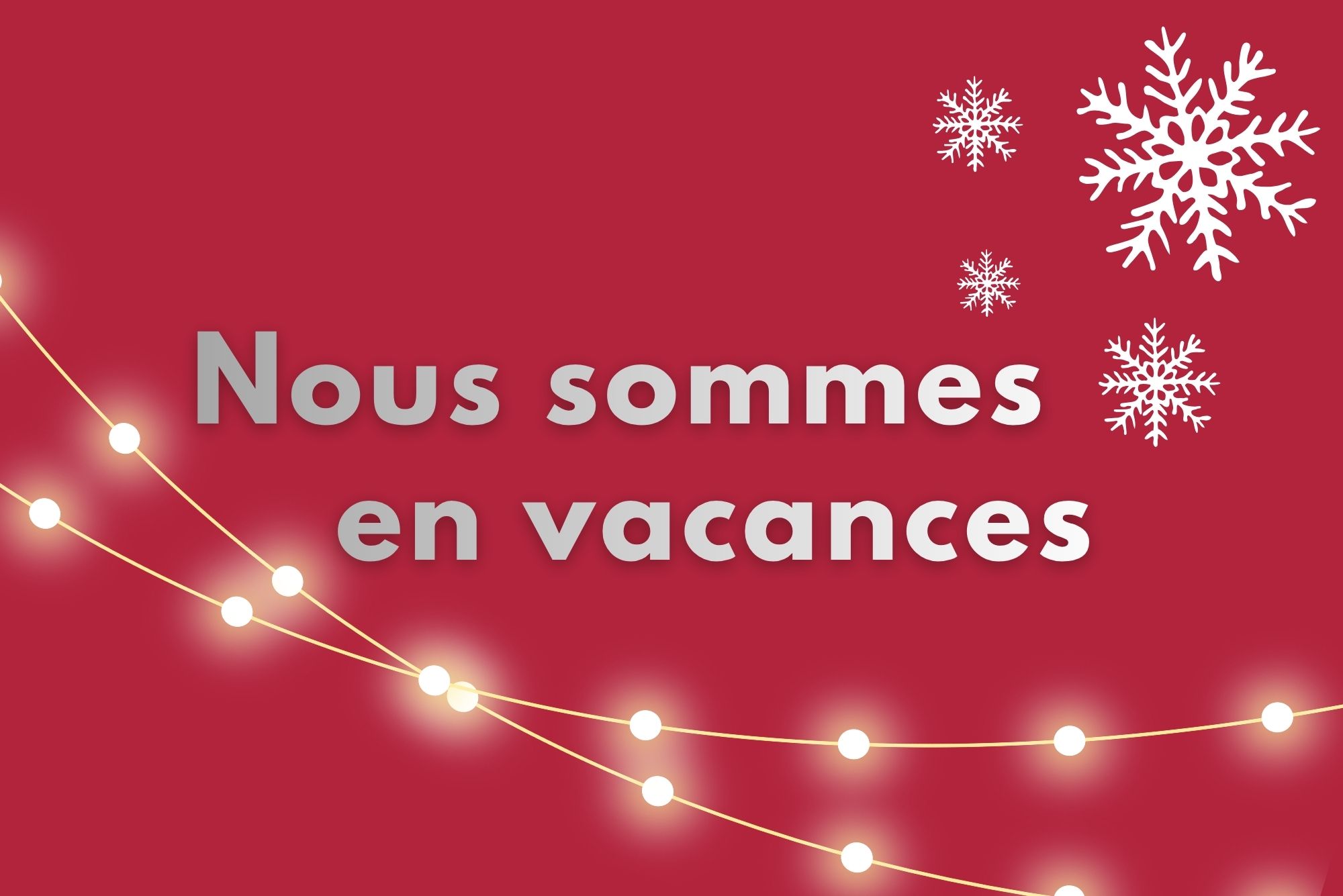 Kanya AG - Betriebsferien Jahresende 